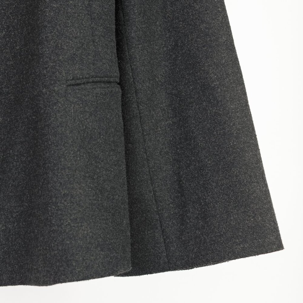 Toteme Bonce Dark Grey Melange Wool-Blend Open Blazer - Picture 6 of 11